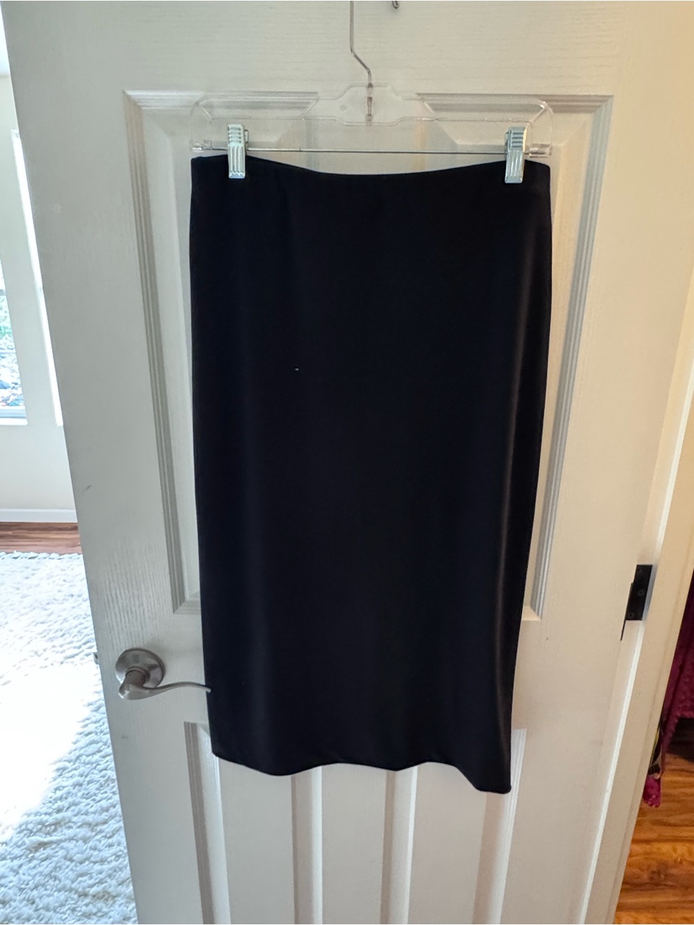 Sympli Black Sleek Pencil Skirt